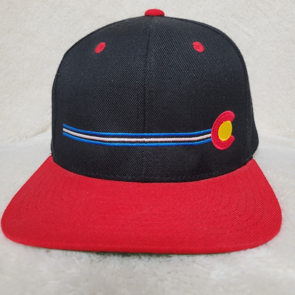 Yupoong The Classics Crested Butte CO Adjustable Snapback Hat Wool Blend Cap - Picture 2 of 14